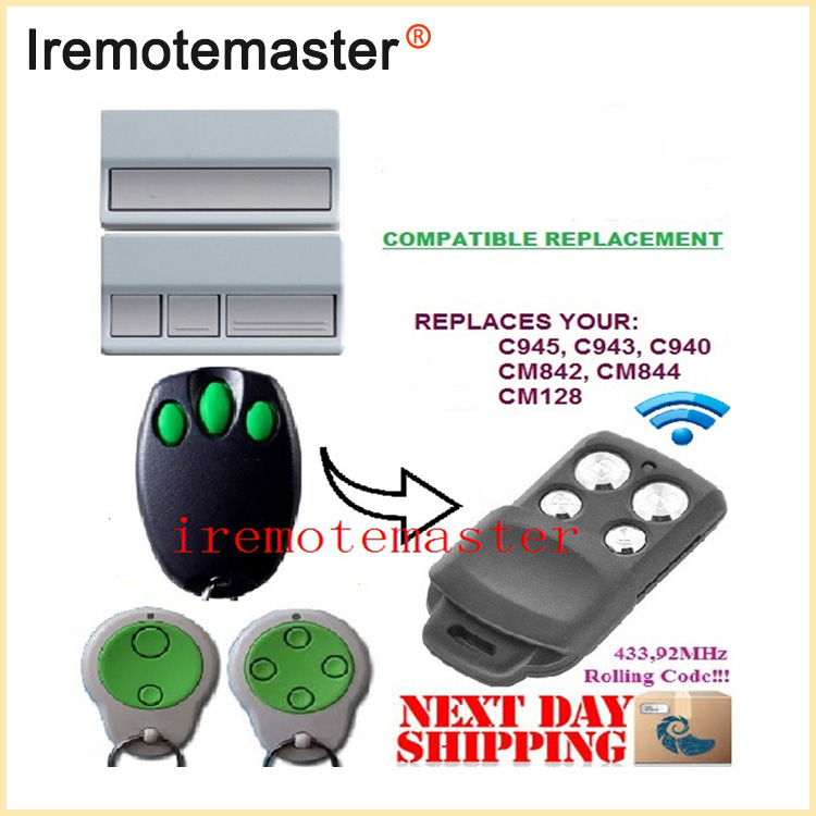 ສໍາລັບ C945 CM842 C940 C943 Compatible Garage Door Remote