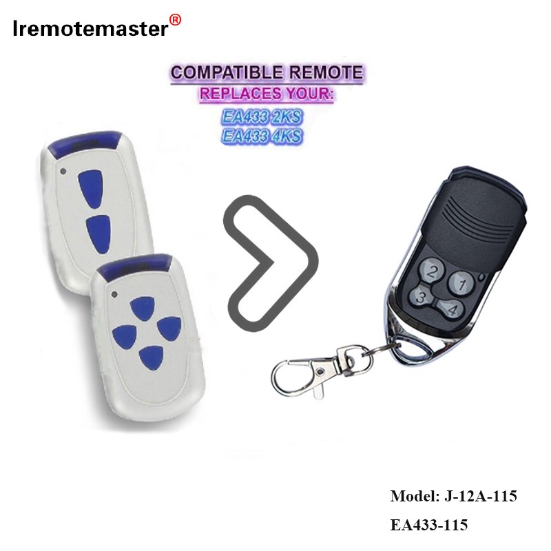 ສໍາລັບ EA433 2KS Garage door Opener Rolling Code 433,92 MHz